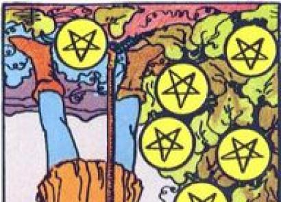 Basic meanings of the seven of pentacles in tarot